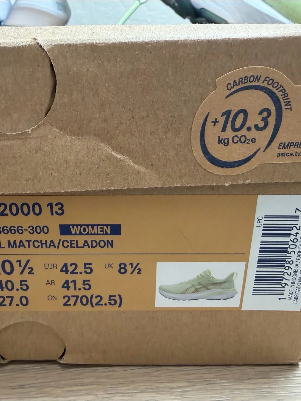 ASICS Women’s GT-2000 13 Running Shoe, Size 10.5, Cool Macha/Celadon